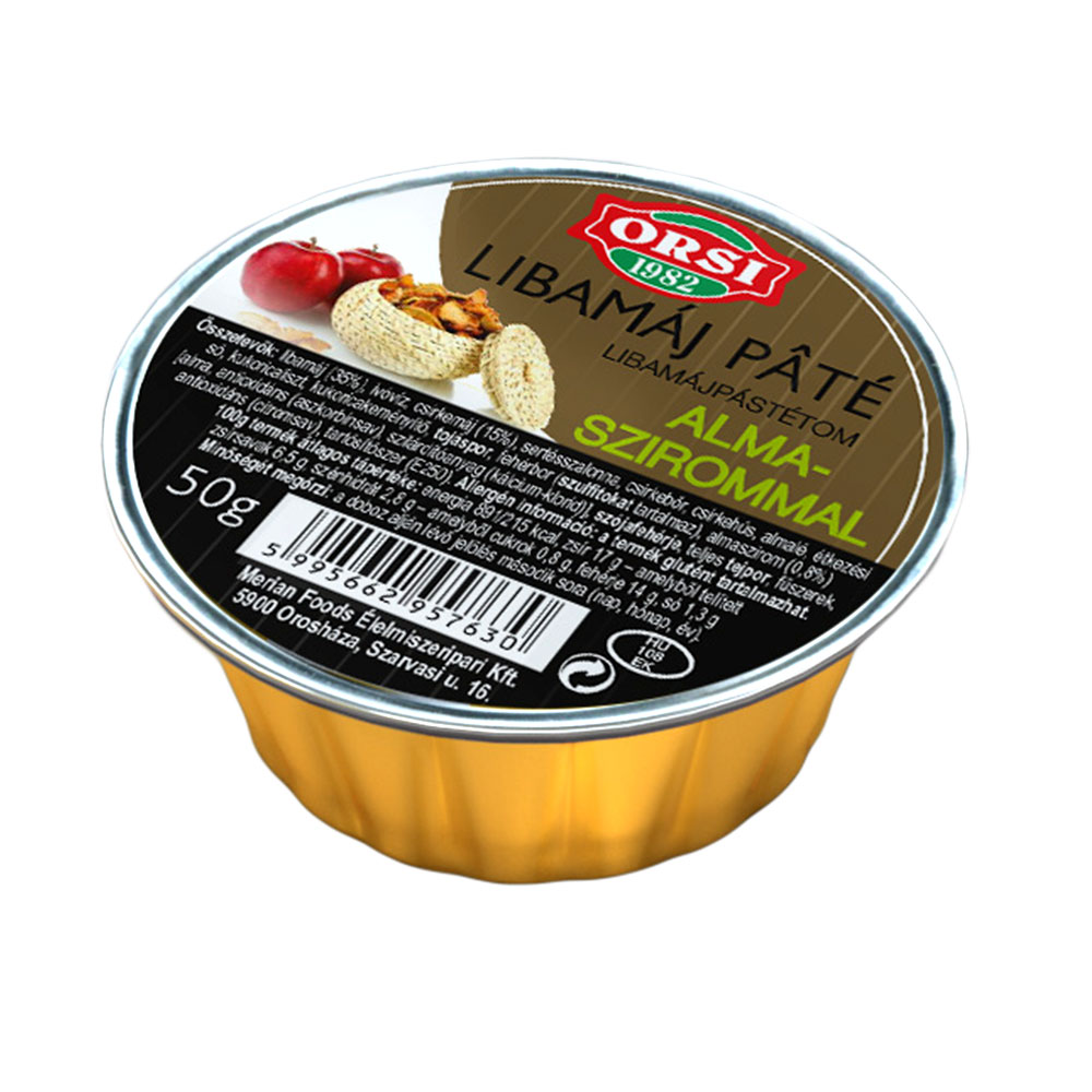 ORSI Libamáj Páté Almaszirommal 50g